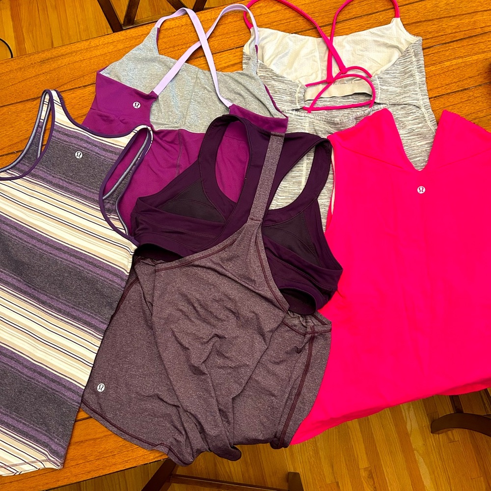 Lululemon bundle workout tops
